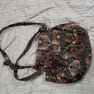 Tilly endurables vintage shoudler tapestry purse